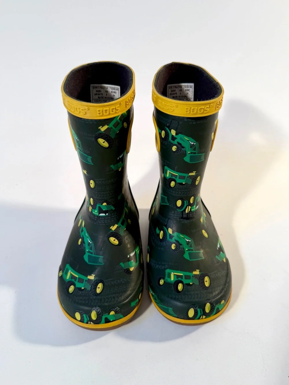 Bogs Skipper II Infant Sz 8 Tractor Farm Waterproof Rain Boot Infant 733381-340